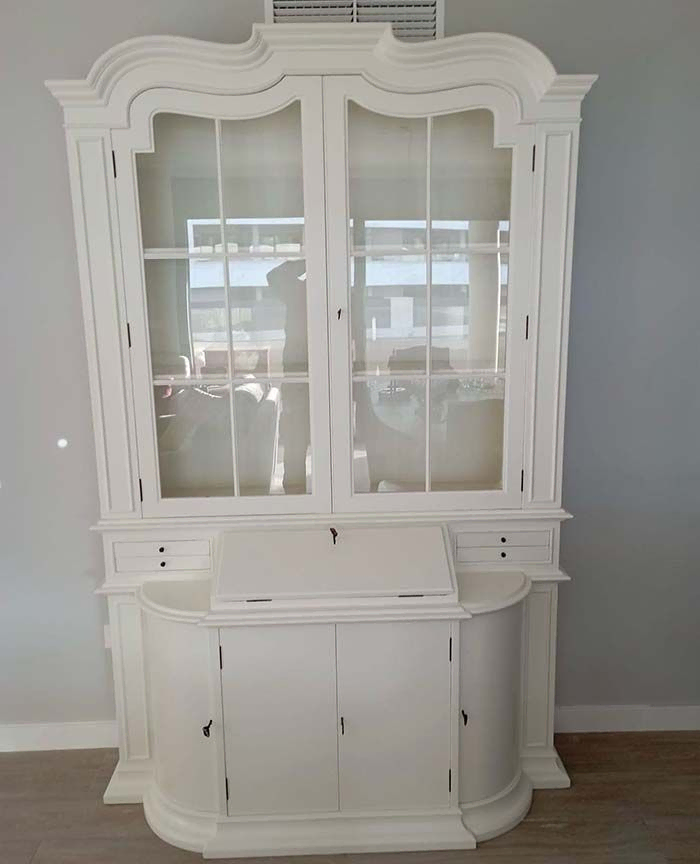 Barnizados Y Lacados 3m mueble blanco renovado